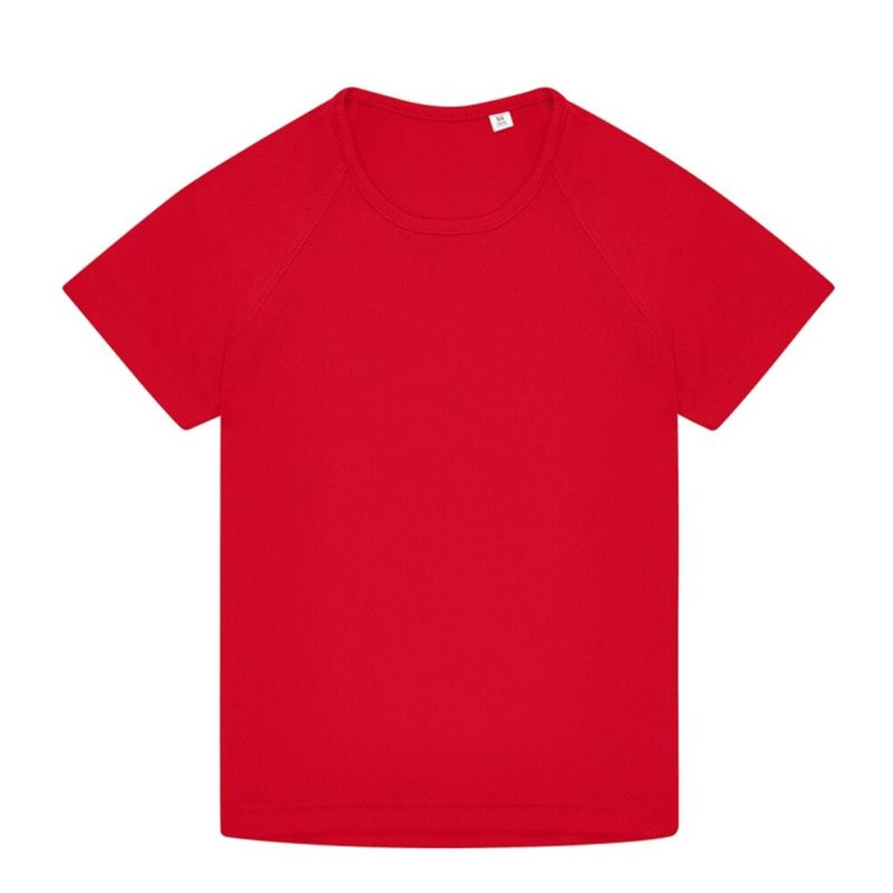 B&C Childrens/Kids #Active T-Shirt / Red